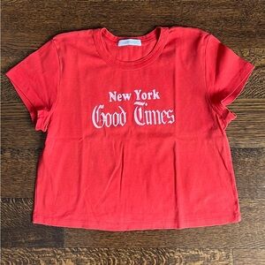 Daydreamer red tee